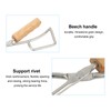 Fire Pit Tongs Heavy Duty Stainless Steel Lengthen Widen Thicken