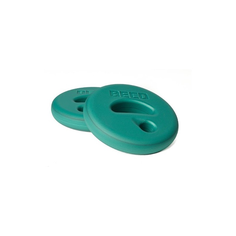 Beco AquaDisc SZ Aqua Training Discs Aqua Dumbbells Pair Green