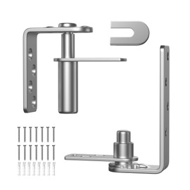 goldenwarm Self-Return Saloon Door Hinges, 2 Set – 304 Stainless Steel Double Action Swinging Hinges, Self-Closing for Café, Louvre, and Swinging Doors