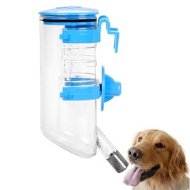 LONTG Dog Crate Water Bottle Hanging Pet Puppy Water Bottle Cat Water Drinking Fountains for Cage Portable Dog Water Dispenser with Automatically Feeding Water Pet Supplies for Dog Cat Puppy Rabbit