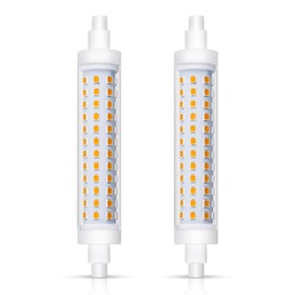 Akynite R7S LED 118 mm 15 W Warm White 3000 K, 1540 LM with 96 SMD LEDs, Replacement Halogen Rod J118 R7S 100 W 120 W, AC 220-240 V, LED Stick Lamp 118 mm for Floodlight, Not Dimmable, Set of 2