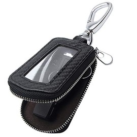 VSLIH Universal Genuine Leather Car Key Fob Case