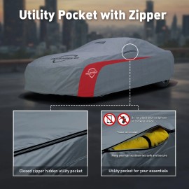 USCarCover Ultimum Lite Waterproof Car Cover for Ford Torino 1968-1971 Coupe