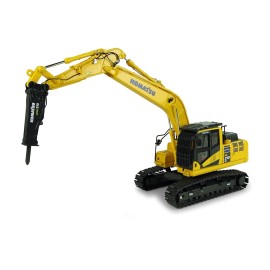 Universal Hobbies 1:50 Komatsu PC210LC-11, Hammer Drill Diecast Excavator UH8140