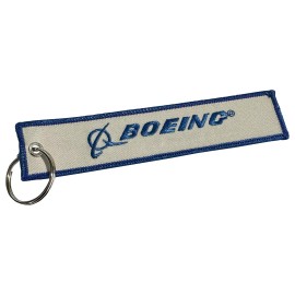 Austin Flight Check "Boeing" Embroidered Key Chain