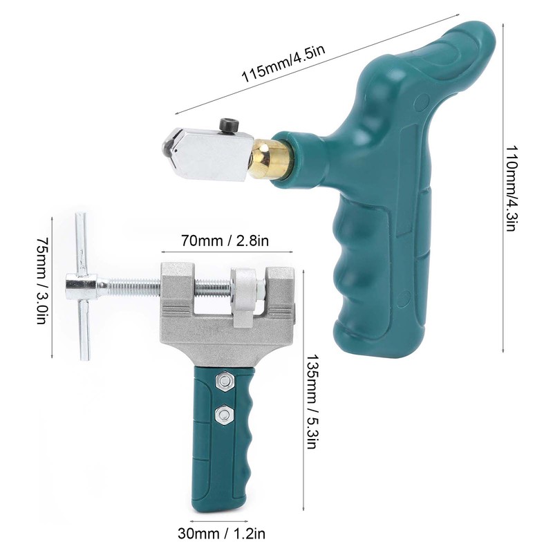 Glass Cutter Kit Portable Handheld Manual Ceramic Tile Opener Cutting