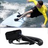 POFET Surfboard Leash 7mm 10 Feet TPU Paddle Leash with