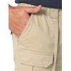 Lee Men's Side Elastic 7.5" Cargo Short, Buff, 38