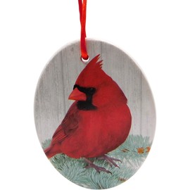 Cardinal Ornament with Legend Story Christmas Tree Décor
