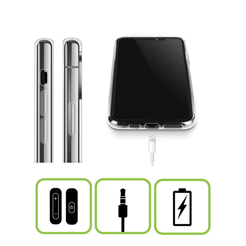 Head Case Designs Blauer Equalizer Verstärker Soft Gel Handyhülle Hülle