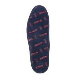 FabaCare Winter Orthopaedic Insoles, Extra Warm Fleece Against Cold, Pad, Heel Cushion, with Activated Carbon, Perfect for Winter Sports, EU 43 44