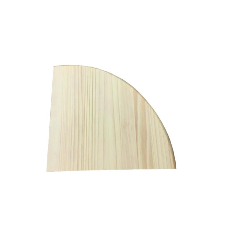Clear Pine Laminated Wood 1R 1/4 Round 11.8 x 11.8