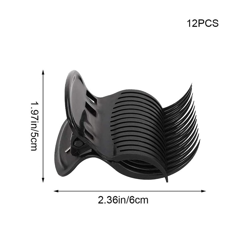 PENKOHOME 12Pcs Hot Roller Clips Plastic Hot Hair Curler Claw