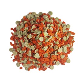 Pleasantly Warm Rabbit Chew Toy - Carrot and Pea Slice Combination 11oz Treats, Suitable for Rabbits and Other Small Herbivores