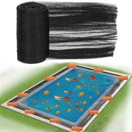 19.6 x 36 Feet Leaf Net Cover for Inground Swimming Pool - Rectangle Mesh Cover for 14 x 26ft Pool, Keeps Leaves Out