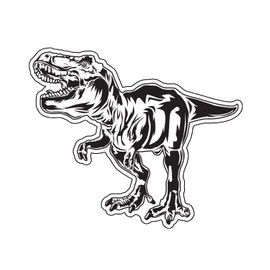 WickedGoodz T-Rex Decal - Dinosaur Bumper Sticker - Perfect for Laptops Tumblers Windows Cars Trucks Walls