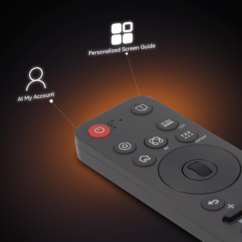 Fourmor Bluetooth Voice Remote MR25GA（AKB76046602） for LG 2019 to 2025