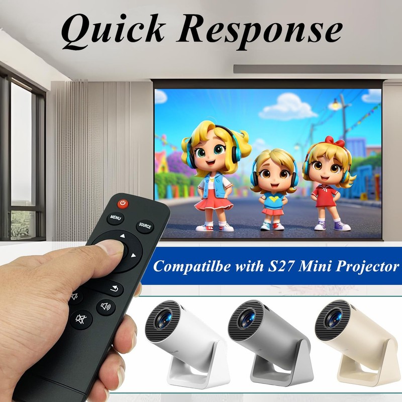 AWO Replacement Remote Control Compatible for Wimius S27 Portable Mini