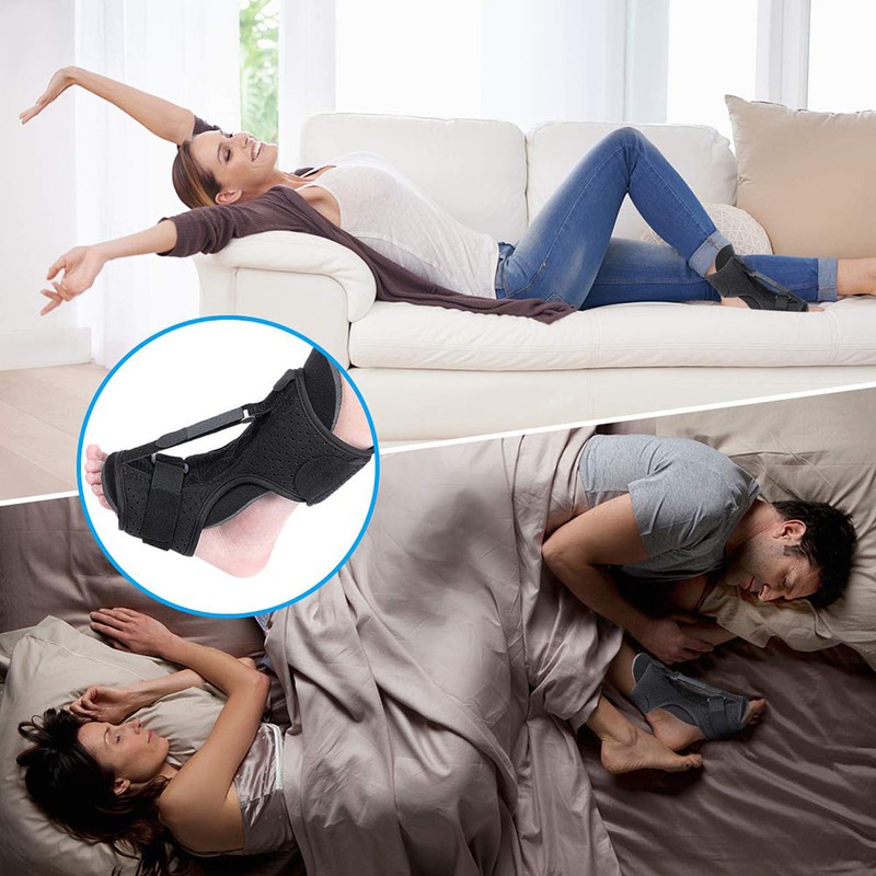 Adjustable Plantar Fasciitis Night Splint Foot Drop Orthotic Brace Night
