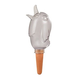 Scheurich Bördy M Water Dispenser, 4 x Clear, 220 ml Capacity, Watering Ball Small with Clay Base, Water Dispenser Plants and Flowers, Terracotta Handle