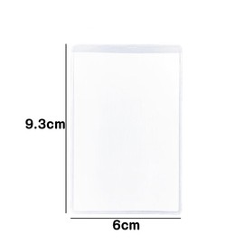 YBGGJO IC Card Protective Case, Card Protector, Card Protective Film, Waterproof, Magnetic, Thin, Soft, Card Case, Clear, Vertical (20)