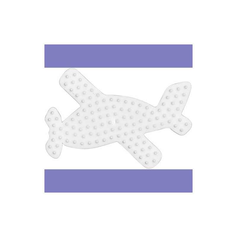 HAMA - Plane Plate - Iron-On Beads - Midi Size