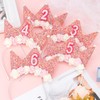 SuPoo 4th Birthday Decorations for Girls - Princess Tiara Headband,