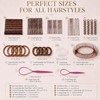 327pcs Hair Pins and Bobby Pins Set, Brown Hair Pins