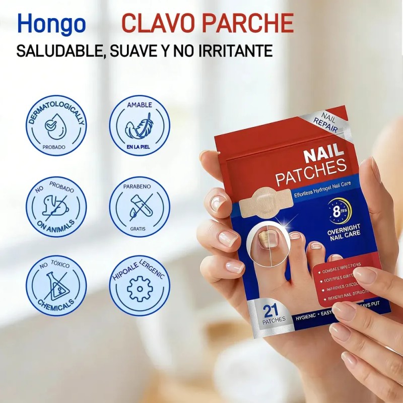 Culdsnia Parches Para Uñas Fúngicos De Parches 42 Pcs /