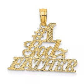 GlittersandGold 14k #1 GODFATHER Charm Bracelet Necklace