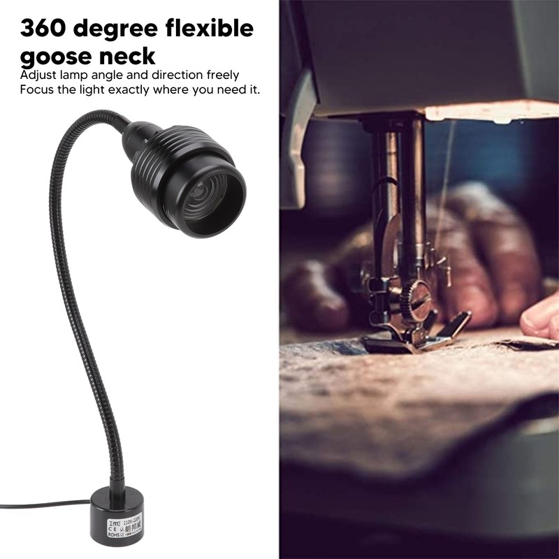 9W LED Work Lamp Telescopic Zoom with Magnetic Base Flexible