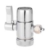 Sliver Faucet Adapter Diverter Valve Counter Top Water Filter 1/4"
