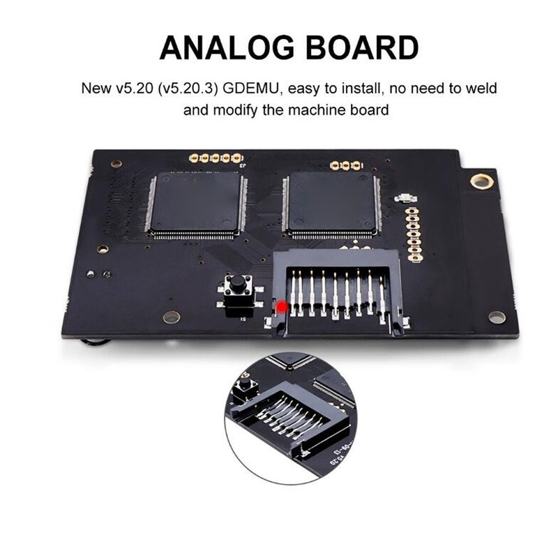 for GDEMU Optical Drive Simulation Board Card V5.20 Replacement Storage