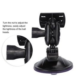 Driving Recorder Support, 2Pcs 65mm Car Universal Stand Holder, with Vacuum Suction Cup, 360 Degrees Free Adjustment, Adjust Tightness (four claw head)