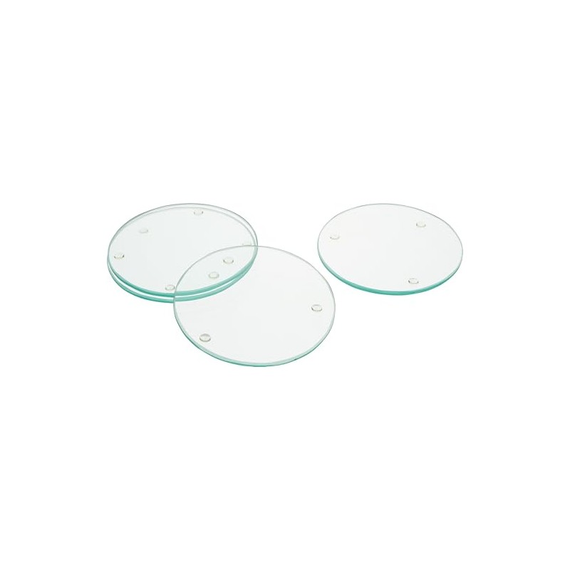 VBS Glasuntersetzer 4 Stk. Untersetzer aus Glas ganzjährig, 4mm Stärke,