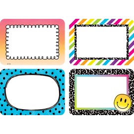 Teacher Created Resources Brights 4Ever Name Tags/Labels - Multi-Pack