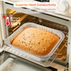 Ezsart 8x8 Aluminum Pans with Lids - 20 Pack Disposable