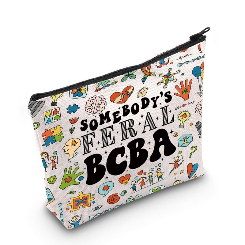 BCBA Makeup Bag BCBA Gift Behavior Teacher Gift Behavior Specialist