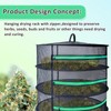 Growsun Herb Drying Rack 8 Layer 2ft Diameter Plant Hanging