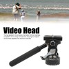 Video Tripod Head Aluminium Alloy Adjustable Portable Damping Stable Fluid