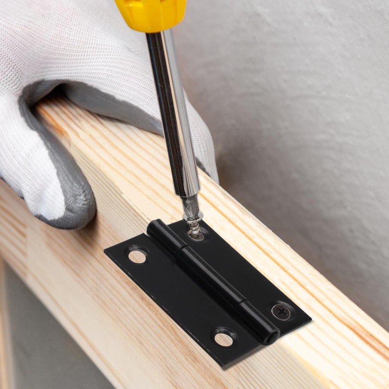 Luomorgo 20 Pack 2 Inch Mini Hinges Butt Hinges, Stainless