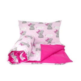 2 pcs PRAM Quilt Duvet and Pillow Set to fit Children pram Mini cot or Crib (6)