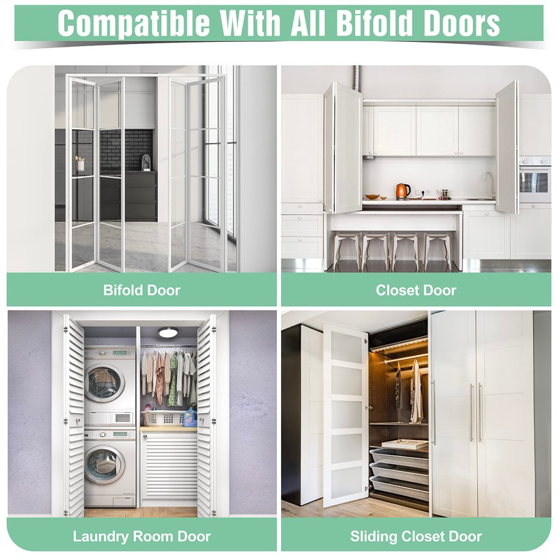 Bifold Door Hardware Repair Kit - 1 Pack Bi-fold Closet