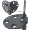FMHXG 2PCS Flat Fold Table Hinge Set Folding Furniture Hardware