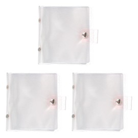 sourcing map 3 Pcs Mini Photo Album, 36 Pockets 4x4 Portable Kpop Photocard Holder Credit Card Holder for Mini Camera Snap Instant Cameras Travel Photos Credit Cards, Pink