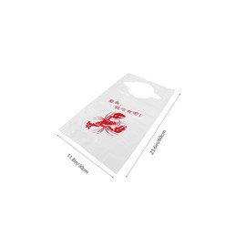 Healeved Adult Bibs - 100 Pack Bibs Lobster Disposable Apron for Elderly, Patients, Parties and Dinners, 60 x 36 cm