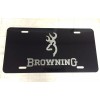 BLVD BROWNING Car Tag Diamond Etched on Aluminum License Plate