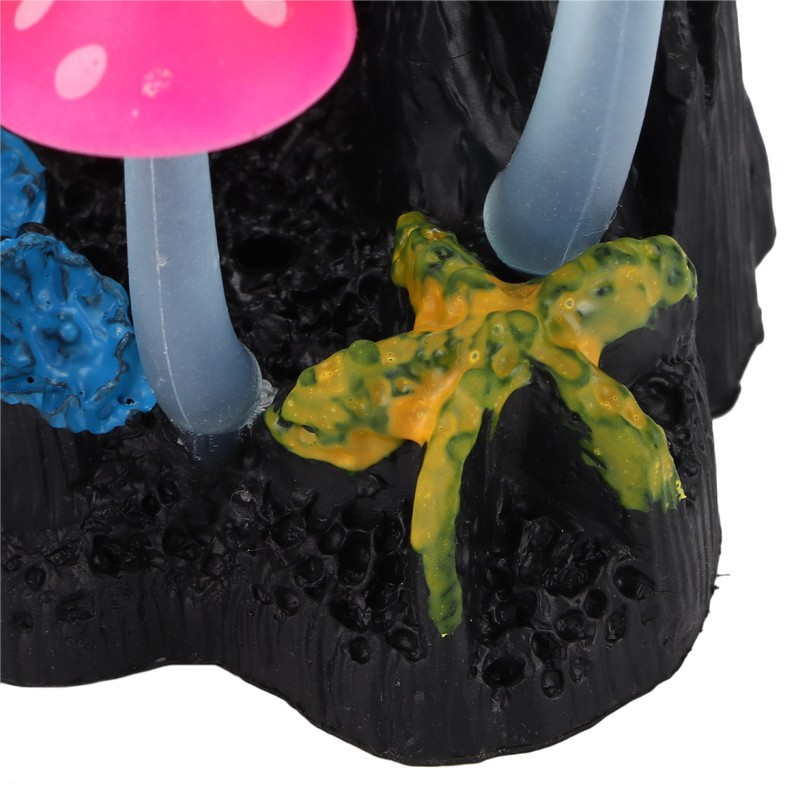 Fish Tank Landscaping Simulation Mushroom Sea Tree Silicon Aquarium Simulation