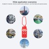 Set of 10 Safety Lock Hasp Insulating Nylon Padlock Hasp