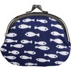 Maruzen Wallet, Coin Case, Bleaching, 3.3 Size, Small Fish 0